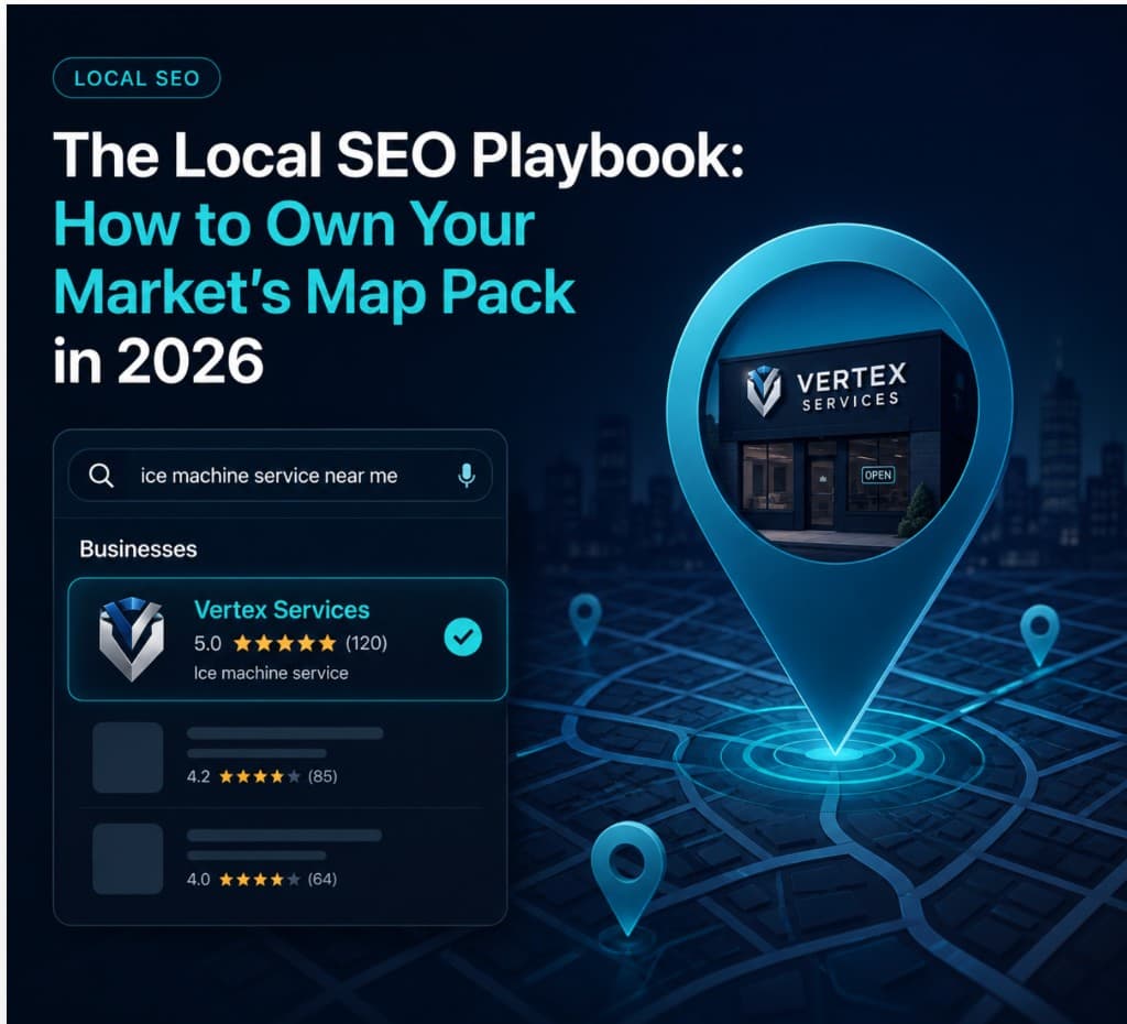 The Local SEO Playbook — how to own your market's map pack in 2026
